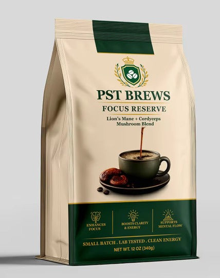 PST Brews Mushroom Coffee